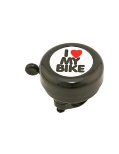 I Love My Bike Bell Black.